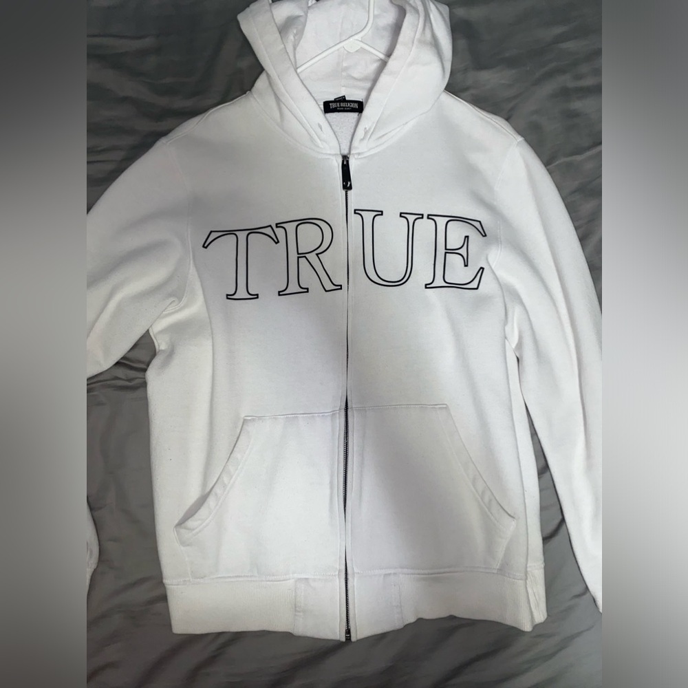 WHITE TRUE RELIGION Hoodie